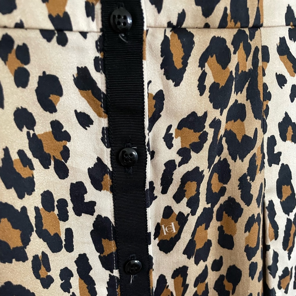 CAROLINA HERRERA Leopard Dress Size 10 - Picture 5 of 6